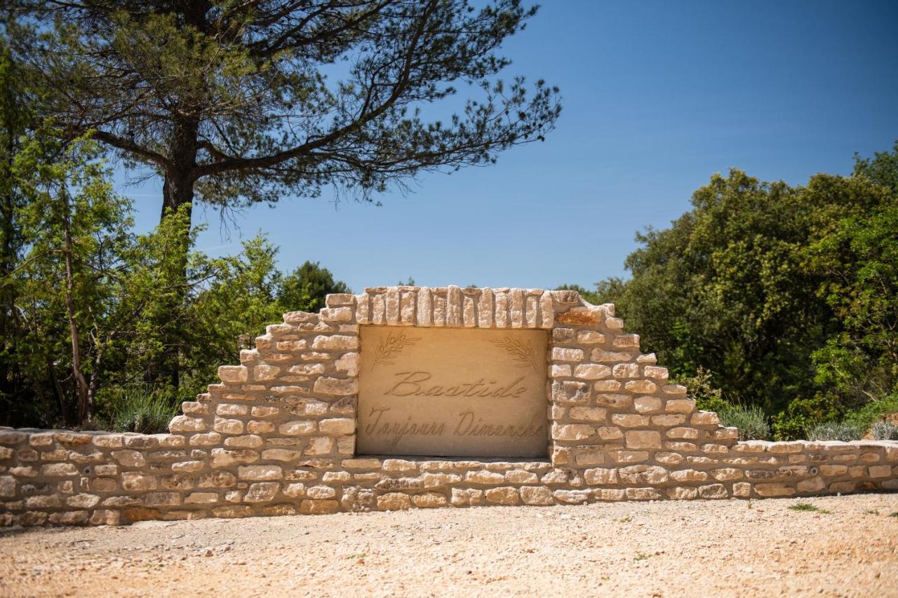 Bastide Toujours Dimanche, Maison De Vacances Avec Vue & Piscine Privee جورد المظهر الخارجي الصورة