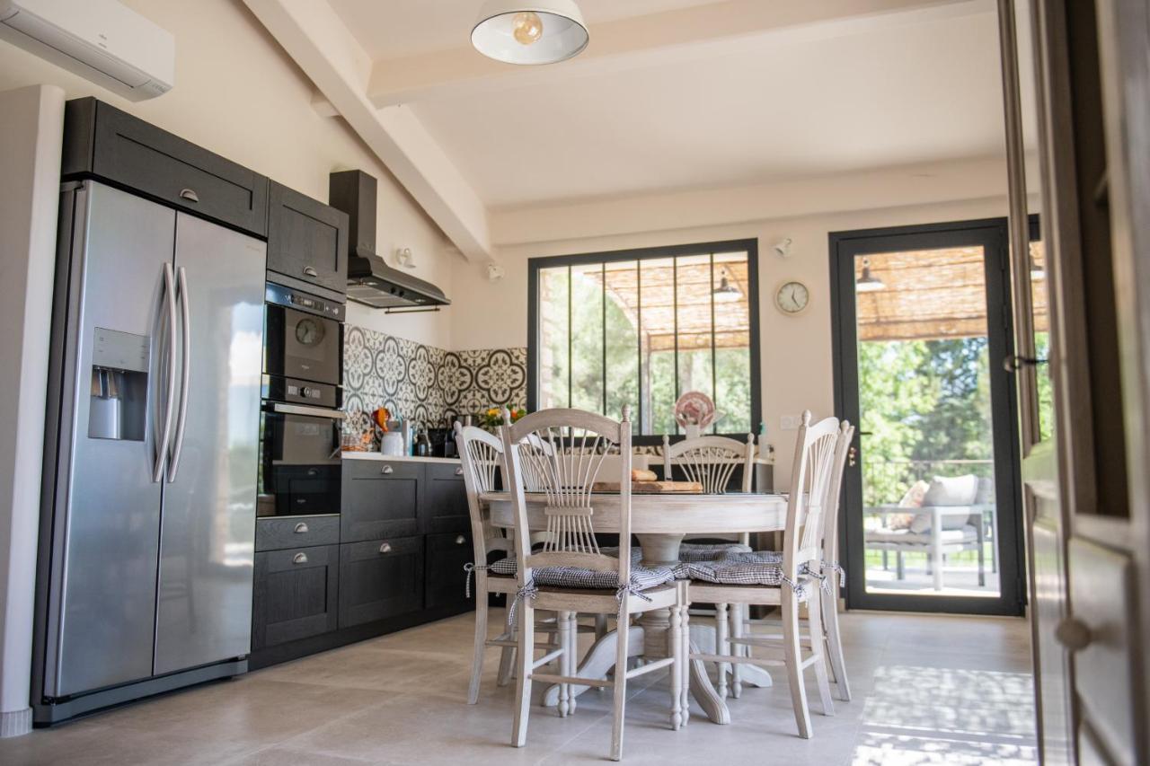 Bastide Toujours Dimanche, Maison De Vacances Avec Vue & Piscine Privee جورد المظهر الخارجي الصورة