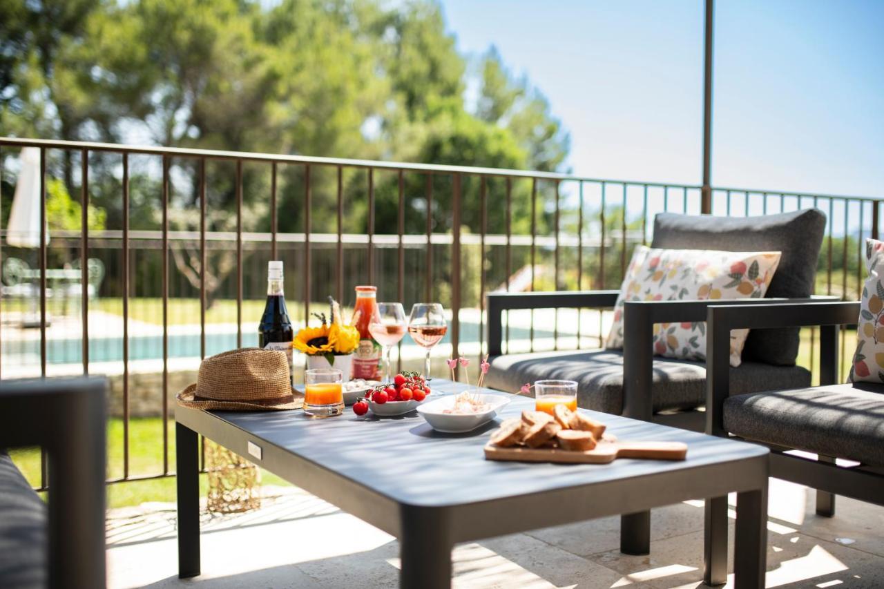 Bastide Toujours Dimanche, Maison De Vacances Avec Vue & Piscine Privee جورد المظهر الخارجي الصورة