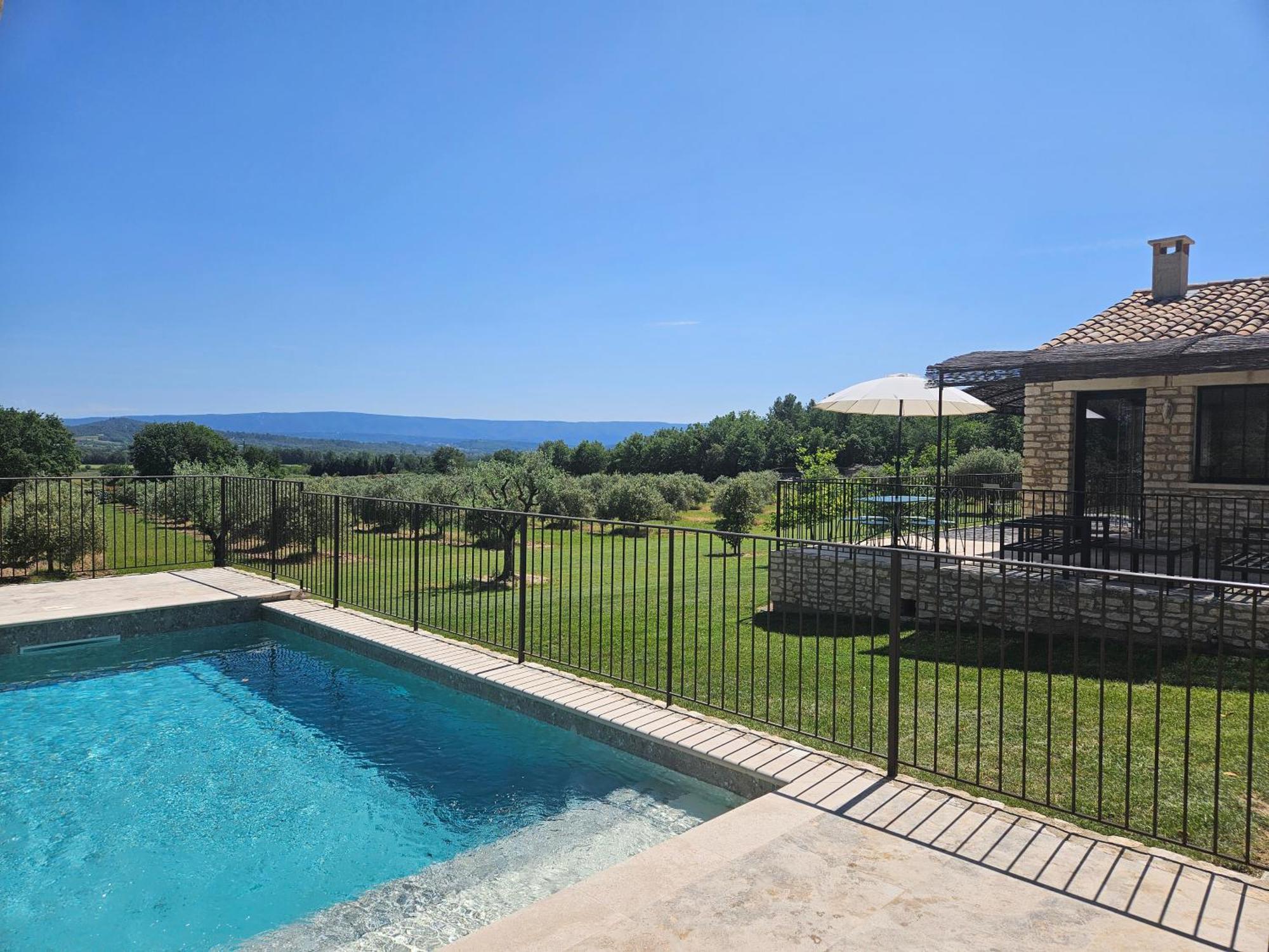 Bastide Toujours Dimanche, Maison De Vacances Avec Vue & Piscine Privee جورد المظهر الخارجي الصورة